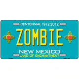 Zombie New Mexico Novelty Metal License Plate 24" x 12" (LLP)