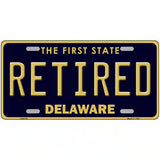 Retired Delaware Novelty Metal License Plate 24" x 12" (LLP)