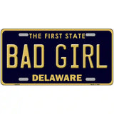 Bad Girl Delaware Novelty Metal License Plate 24" x 12" (LLP)