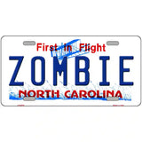 Zombie North Carolina Novelty Metal License Plate 24" x 12" (LLP)