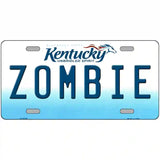 Zombie Kentucky Novelty Metal License Plate 24" x 12" (LLP)