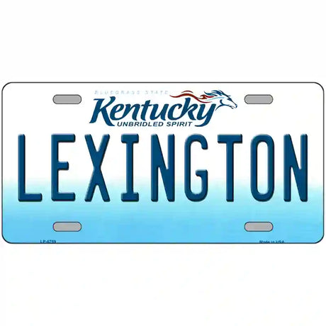 Lexington Kentucky Novelty Metal License Plate 24" x 12" (LLP)