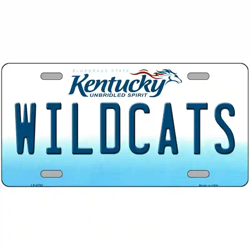 Wildcats Kentucky Novelty Metal License Plate 24" x 12" (LLP)