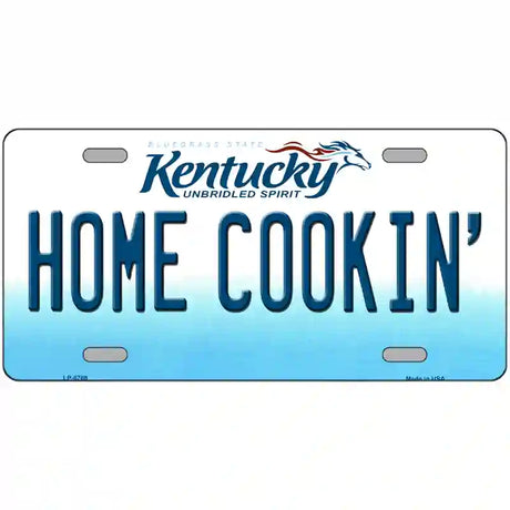 Home Cookin Kentucky Novelty Metal License Plate 24" x 12" (LLP)