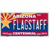 Arizona Centennial Flagstaff Novelty Metal License Plate 24" x 12" (LLP)