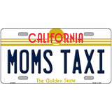 Moms Taxi California Novelty Metal License Plate 24" x 12" (LLP)