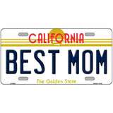 Best Mom California Novelty Metal License Plate 24" x 12" (LLP)