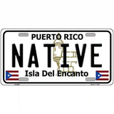 Native Puerto Rico Metal Novelty License Plate 24" x 12" (LLP)