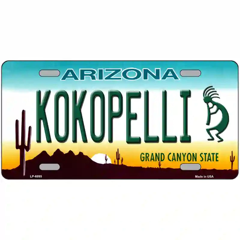 Arizona Kokopelli Novelty Metal License Plate 24" x 12" (LLP)