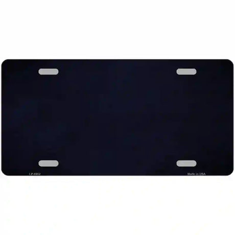 Blue Oil Rubbed Solid Metal Novelty License Plate 24" x 12" (LLP)