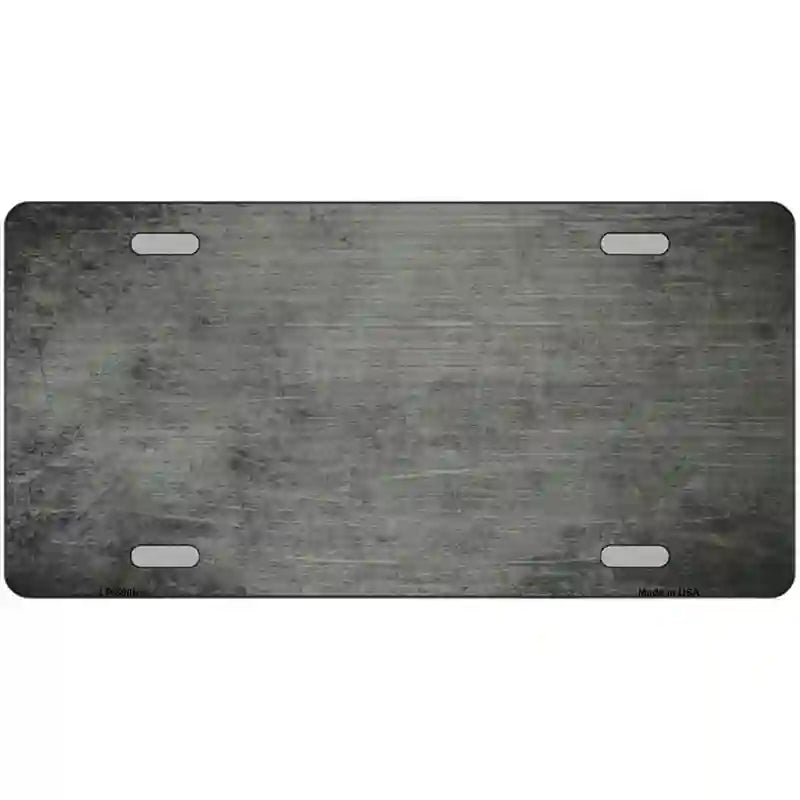 Gray Oil Rubbed Solid Metal Novelty License Plate 24" x 12" (LLP)