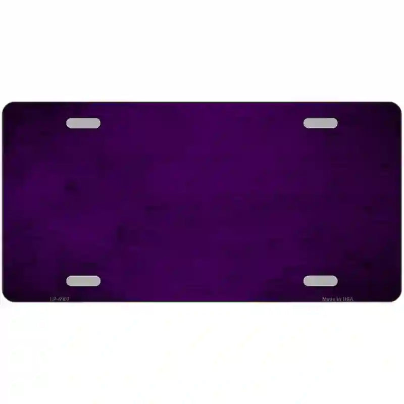 Purple Oil Rubbed Solid Metal Novelty License Plate 24" x 12" (LLP)