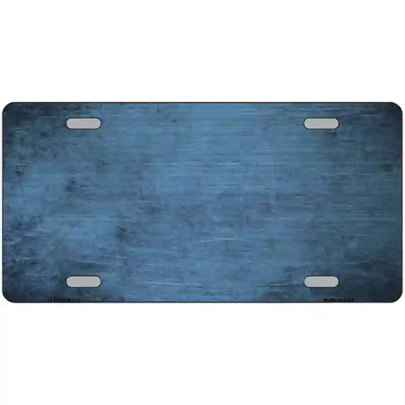 Light Blue Oil Rubbed Solid Metal Novelty License Plate 24" x 12" (LLP)