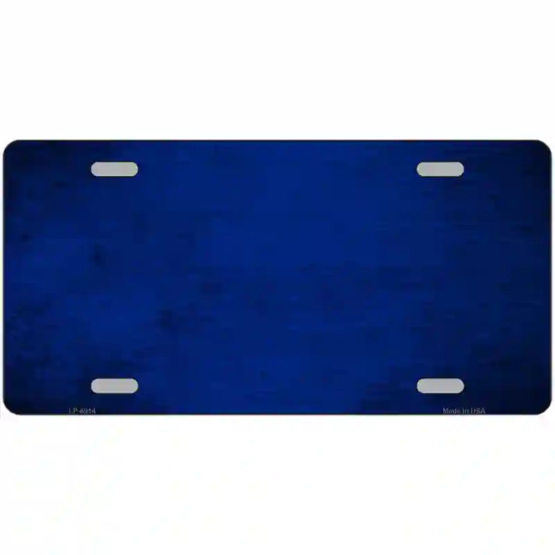 Royal Blue Oil Rubbed Solid Metal Novelty License Plate 24" x 12" (LLP)