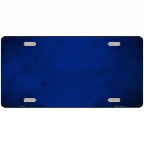 Royal Blue Oil Rubbed Solid Metal Novelty License Plate 24" x 12" (LLP)