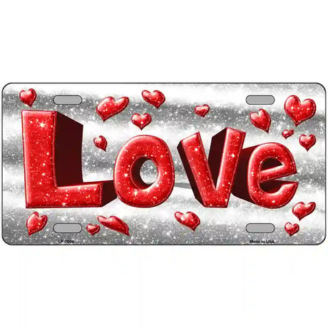 Love Novelty Metal License Plate 24" x 12" (LLP)