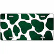 Green White Giraffe Oil Rubbed Metal Novelty License Plate 24" x 12" (LLP)