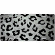 White Black Cheetah Oil Rubbed Metal Novelty License Plate 24" x 12" (LLP)