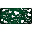 Green White Love Oil Rubbed Metal Novelty License Plate 24" x 12" (LLP)