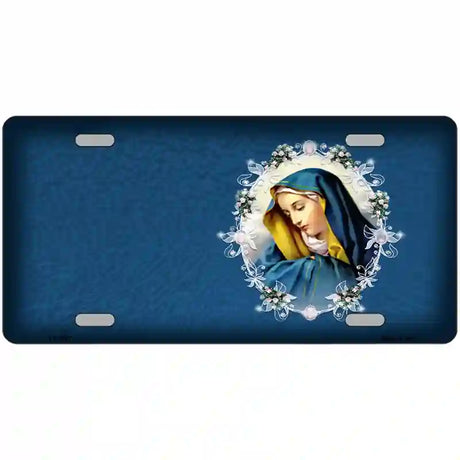 Virgin Mary Metal Novelty License Plate 24" x 12" (LLP)