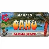 Oahu Hawaii State Novelty Metal License Plate 24" x 12" (LLP)