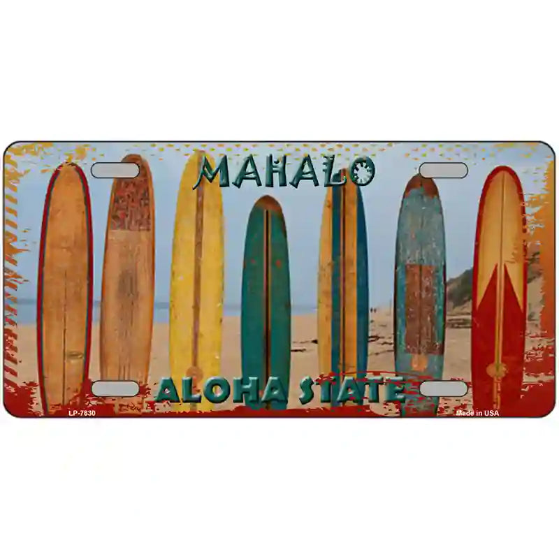 Aloha State Hawaii Blank State Novelty Metal License Plate 24" x 12" (LLP)