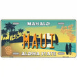 Maui Hawaii Pineapple Novelty Metal License Plate 24" x 12" (LLP)