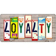 Loyalty Wood License Plate Art Novelty Metal License Plate 24" x 12" (LLP)