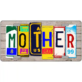 Mother Wood License Plate Art Novelty Metal License Plate 24" x 12" (LLP)