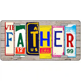 Father Wood License Plate Art Novelty Metal License Plate 24" x 12" (LLP)