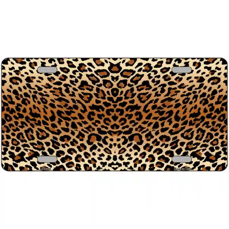 Cheetah Metal Novelty License Plate 24" x 12" (LLP)