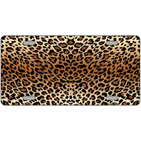 Cheetah Metal Novelty License Plate 24" x 12" (LLP)