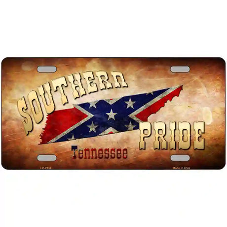 Southern Pride Tennessee Novelty Metal License Plate 24" x 12" (LLP)