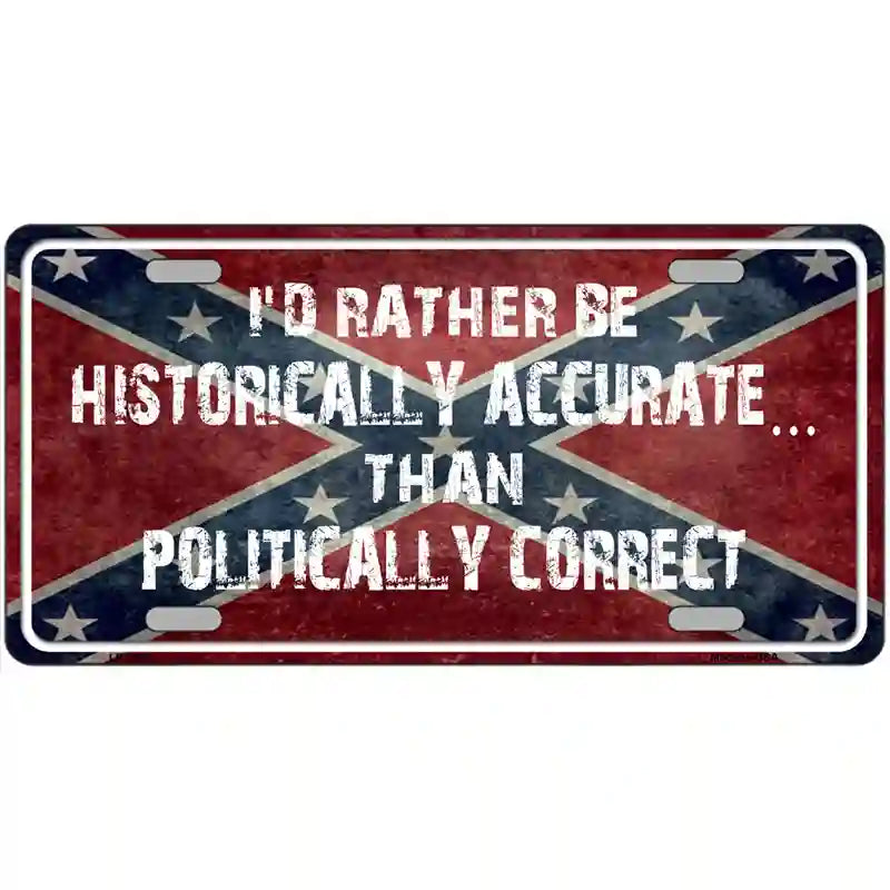 Historically Accurate Novelty Metal License Plate 24" x 12" (LLP)