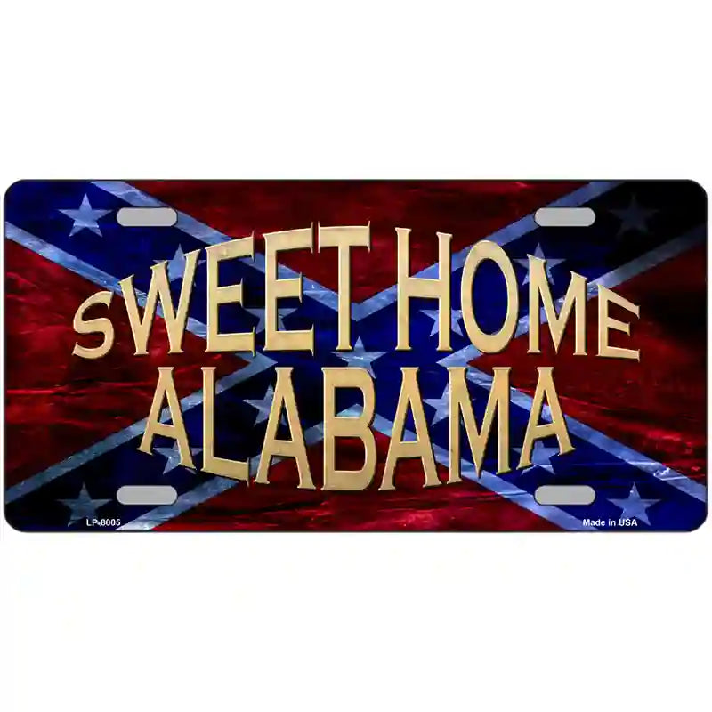 Sweet Home Alabama Novelty Metal License Plate 24" x 12" (LLP)