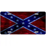 Confederate Flag Foiled Novelty Metal License Plate 24" x 12" (LLP)