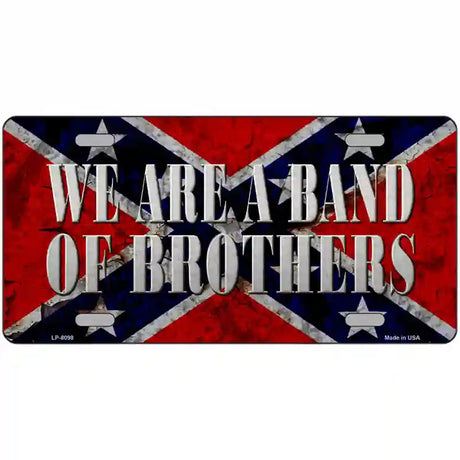 Band Of Brothers Novelty Metal License Plate 24" x 12" (LLP)