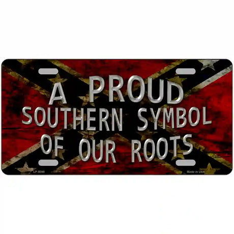 Symbol Of Our Roots Novelty Metal License Plate 24" x 12" (LLP)