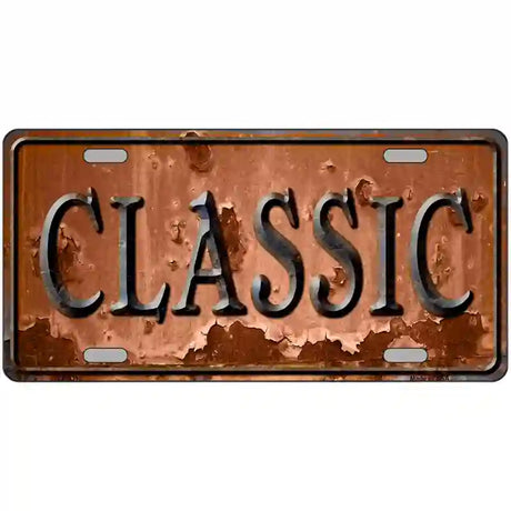 Classic Novelty Metal License Plate 24" x 12" (LLP)