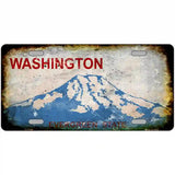 Washington Blank Rusty Novelty Metal License Plate 24" x 12" (LLP)