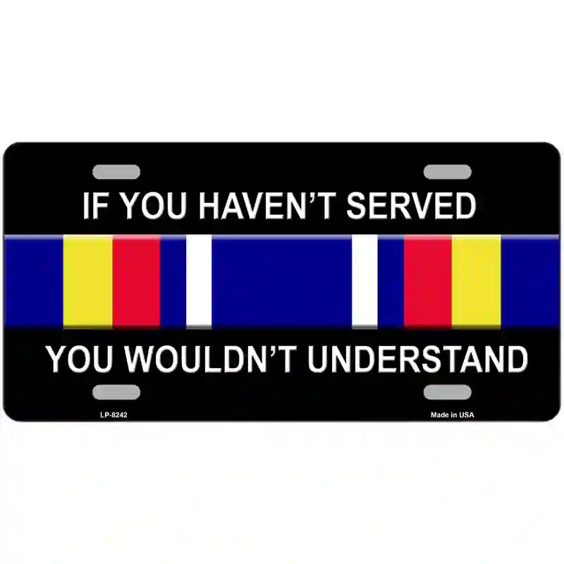 War On Terrorism Ribbon Metal Novelty License Plate 24" x 12" (LLP)