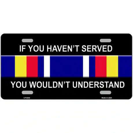 War On Terrorism Ribbon Metal Novelty License Plate 24" x 12" (LLP)