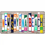 New Smyrna Beach Plate Art Novelty Metal License Plate 24" x 12" (LLP)