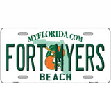 Fort Myers Beach Novelty Metal License Plate 24" x 12" (LLP)