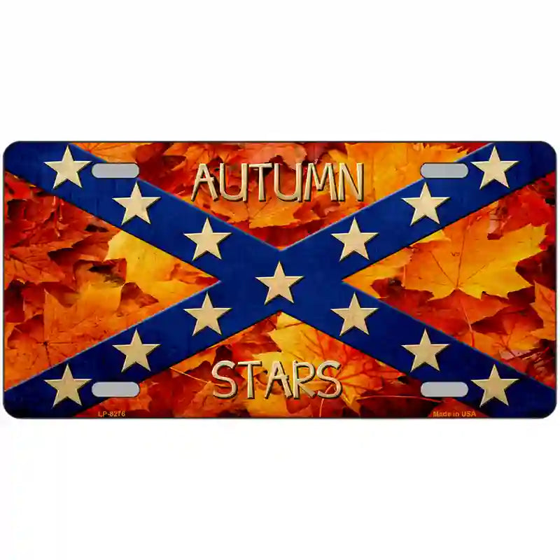 Autumn Stars Novelty Metal License Plate 24" x 12" (LLP)