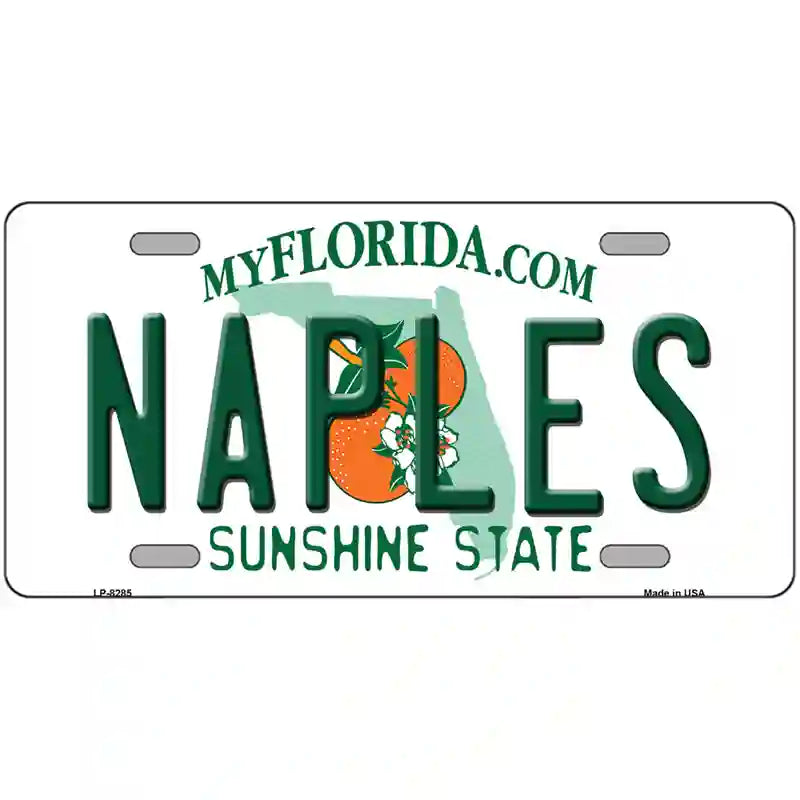 Naples Florida Novelty Metal License Plate 24" x 12" (LLP)