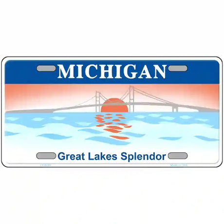 Michigan Great Lake Superior Blank Novelty Metal License Plate 24" x 12" (LLP)