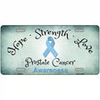 Prostate Ribbon Novelty Metal License Plate 24" x 12" (LLP)