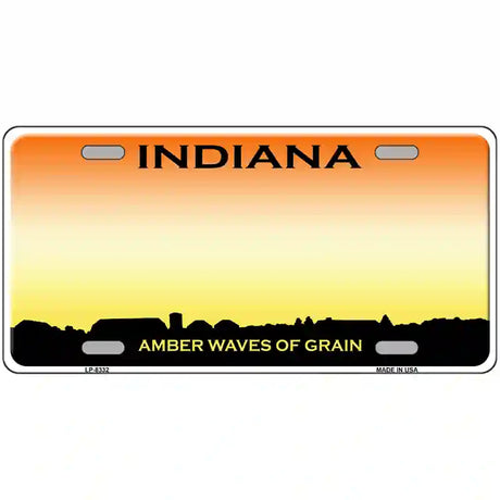 Indiana Novelty Metal License Plate LP-8332 24" x 12" (LLP) / Yes