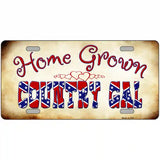 Home Grown Country Gal Novelty Metal License Plate 24" x 12" (LLP)